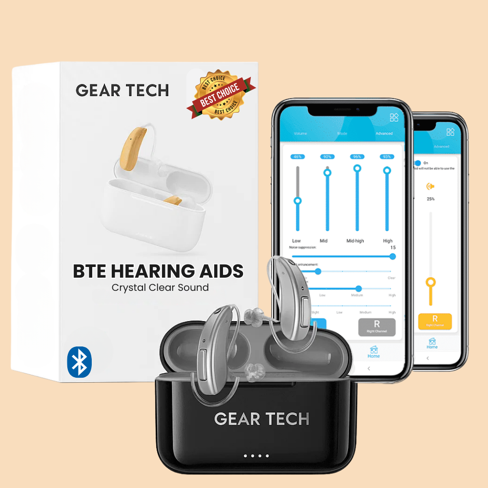 Vero oplaadbare Bluetooth-BTE met ruisonderdrukking