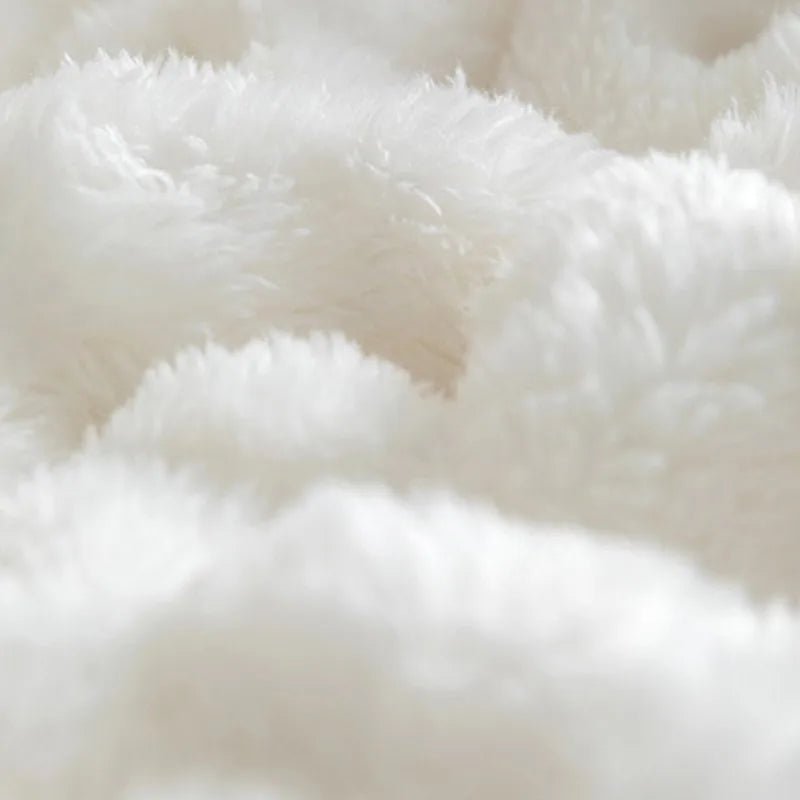 Przytulny koc 3D Bubble Plush na wszystkie sezony - Fioriscas
