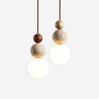 Ball Travertine Pendant Lamp - Neutralighting