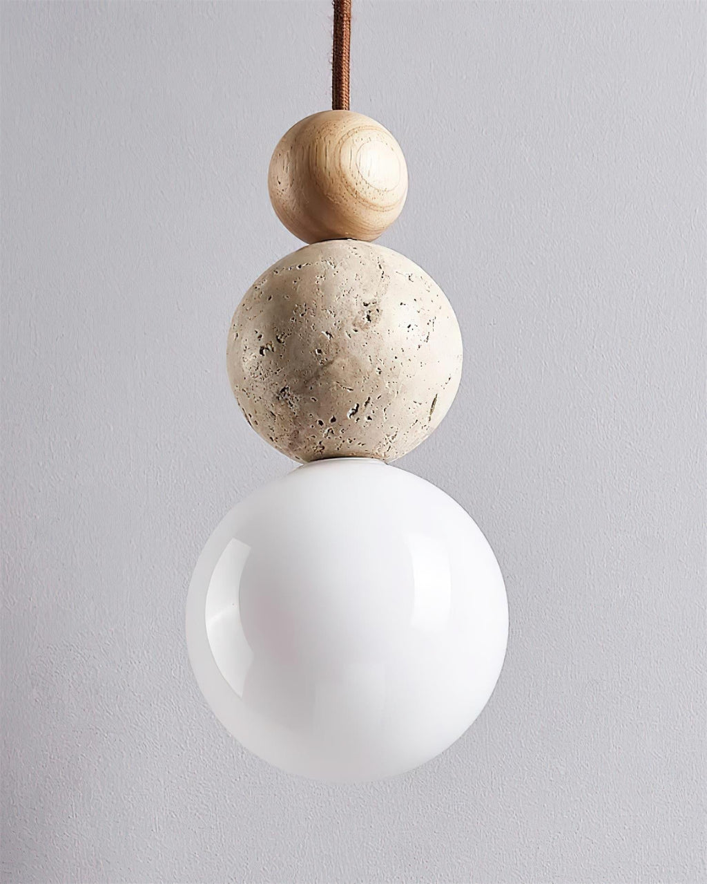 Ball Travertin Hängeleuchte | Fioriscas