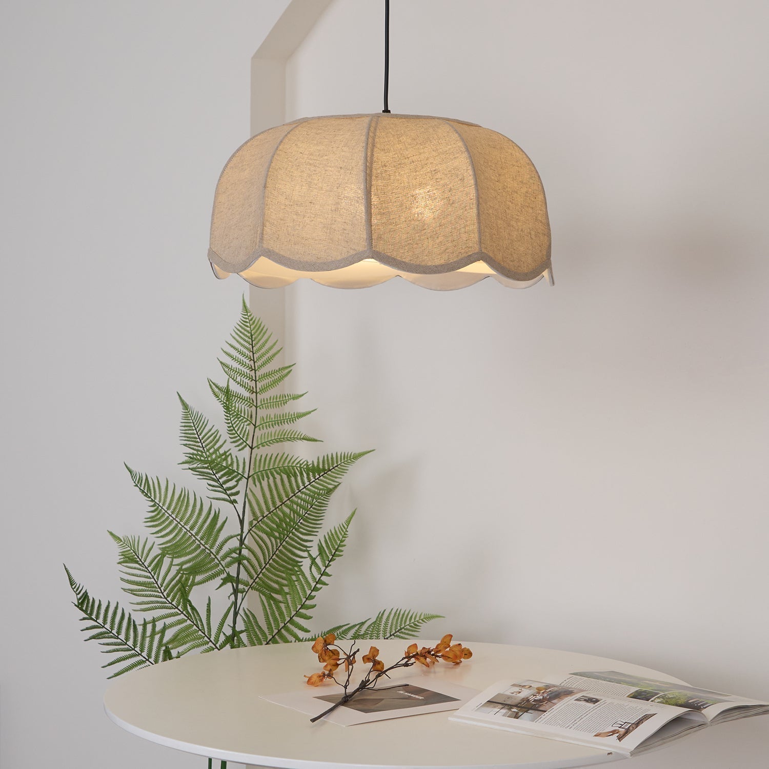 Lampada a sospensione a foglia di banana Sora | Fioriscas