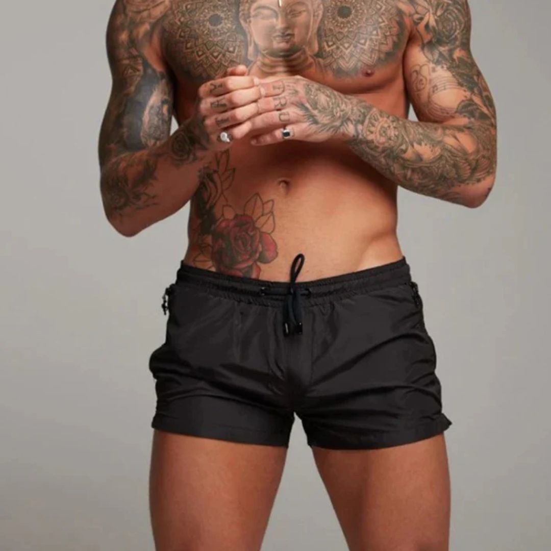 Lionel Stretch Swim Trunks For Men, Fast-Drying, Classic Fit