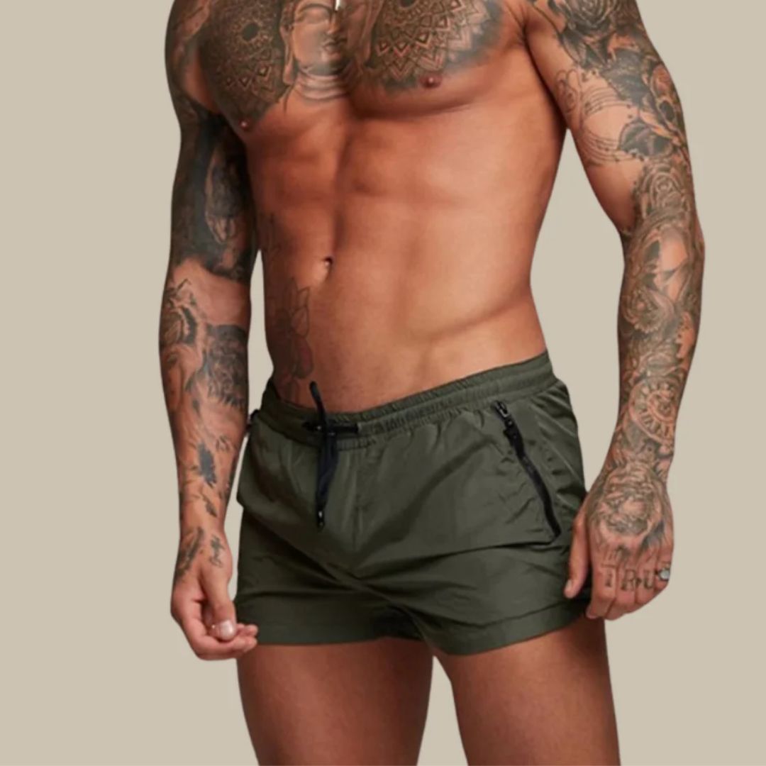 Lionel Stretch Swim Trunks For Men, Fast-Drying, Classic Fit