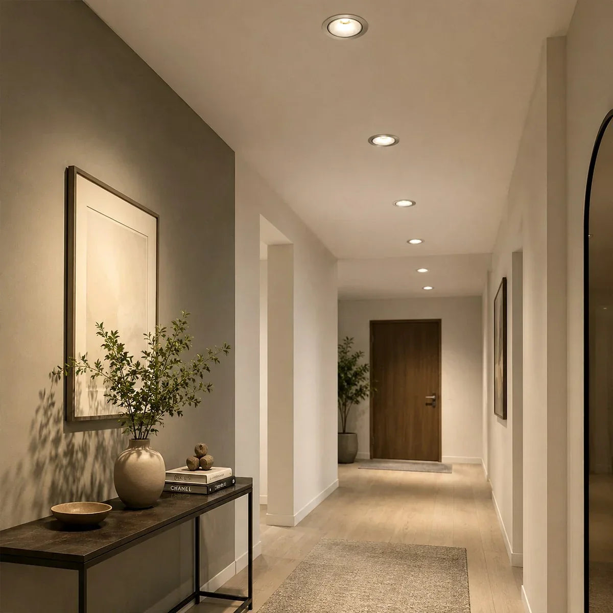 Spotlight LED Redondo AuraThin para Tetos Modernos com Perfil Fino