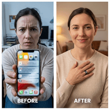 Informații despre somn cu Smart Ring și Pro View pentru claritate energetică | Fioriscas