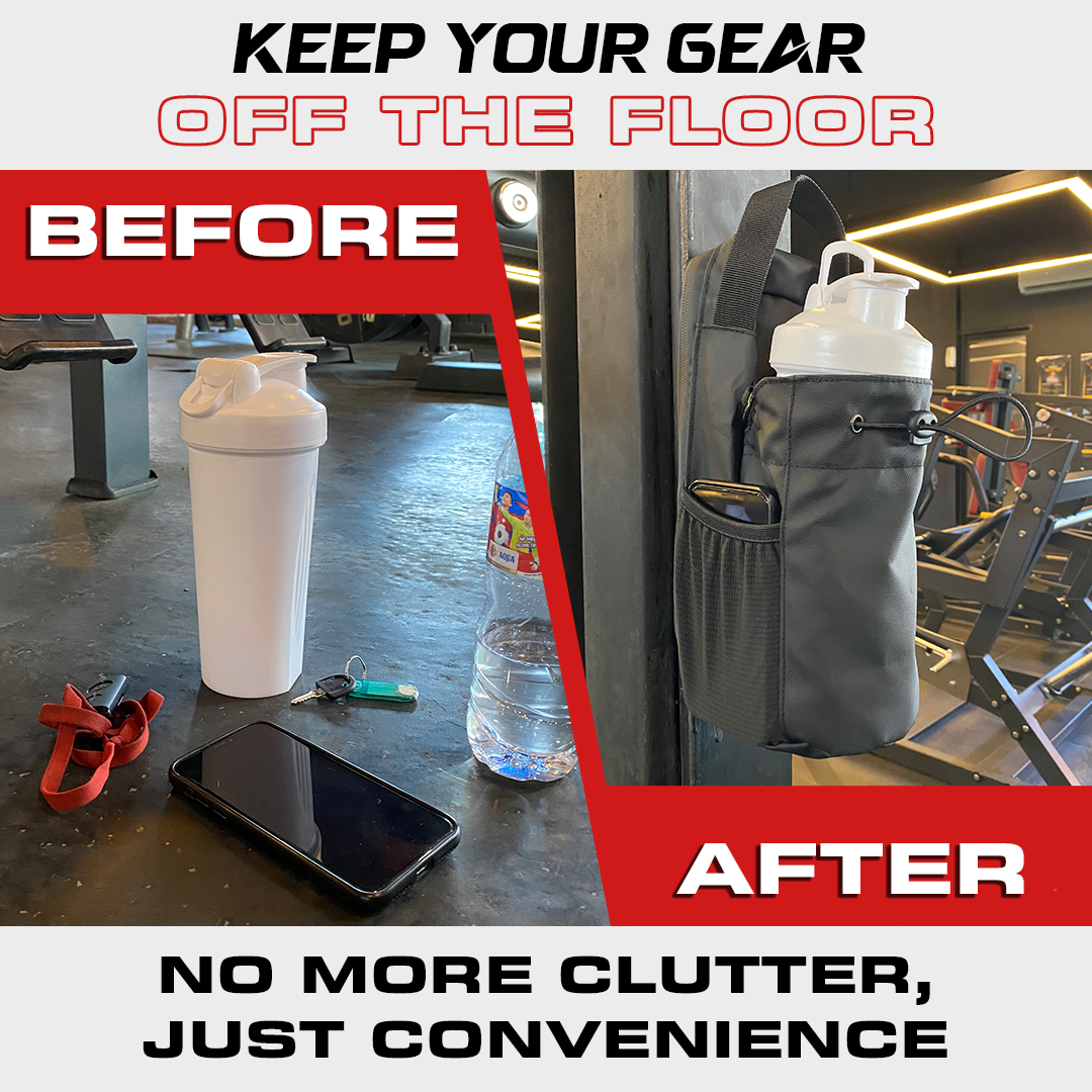 QuantaLock Magnetic Gym Bag for Lockers, Racks and Benches