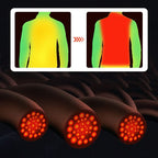 Heated waistcoat with 13 heating zones for cold days