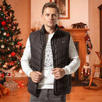 Heated waistcoat with 13 heating zones for cold days