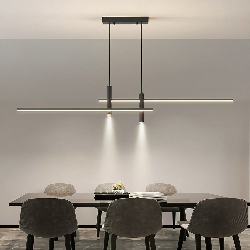 Lampada a sospensione LumiWeave Halo con illuminazione orizzontale e verticale