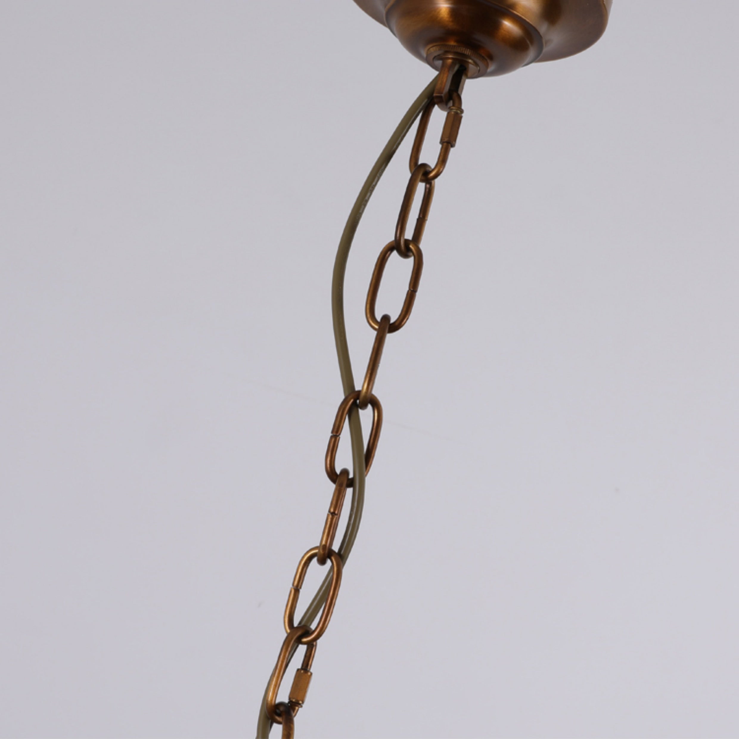 Gloruvyh Vintage Industrial Fabric Metal Chandelier | Fioriscas