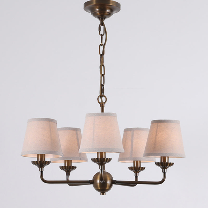Gloruvyh Vintage Industrial Fabric Metal Chandelier | Fioriscas