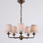 Gloruvyh Vintage Industrial Fabric Metal Chandelier | Fioriscas
