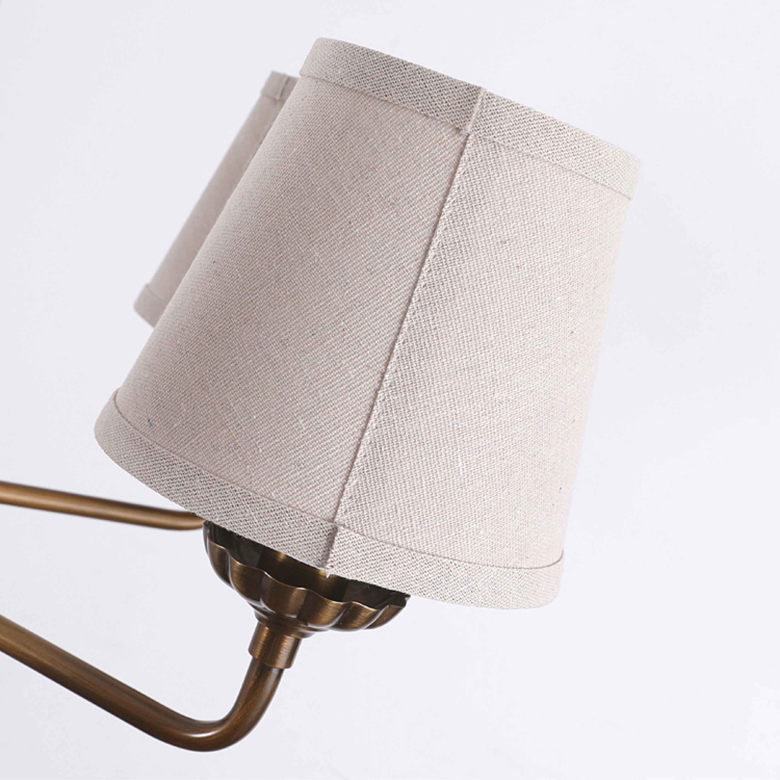 Gloruvyh Vintage Industrial Fabric Metal Chandelier | Fioriscas