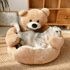 Lit douillet pour chat, sécurisant et confortable - Fioriscas