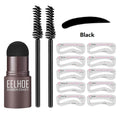 BrowCraft Eyebrow Stamp & Stencil Kit, Waterproof Pomade, 6 Shades