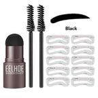 Kit de tampon et pochoir pour sourcils BrowCraft, pommade waterproof, 6 teintes