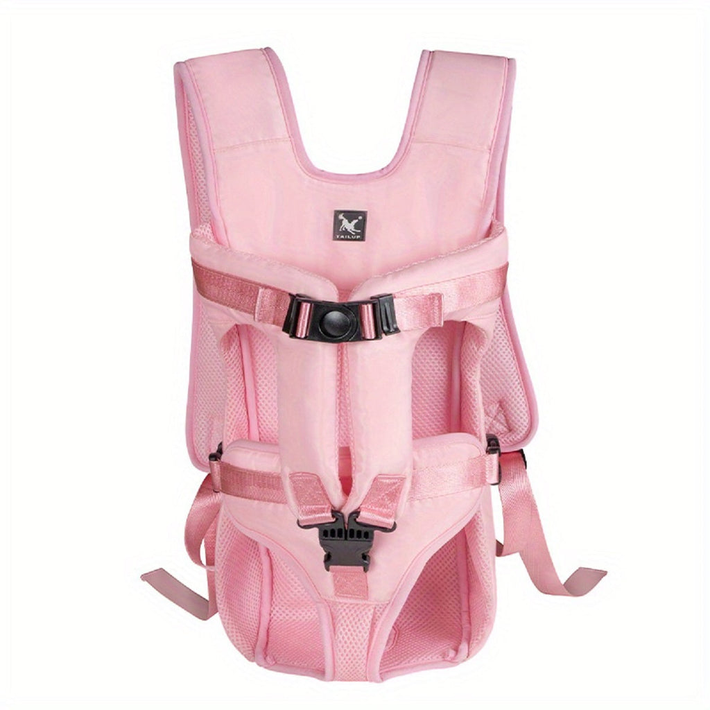 Front-Carry Dog Backpack Carrier For Hiking And Outdoor Trips