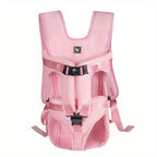 Front-Carry Dog Backpack Carrier For Hiking And Outdoor Trips