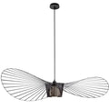 AureaShade Hat-Shade Pendant Light, Black, Brown & White, 5 Sizes