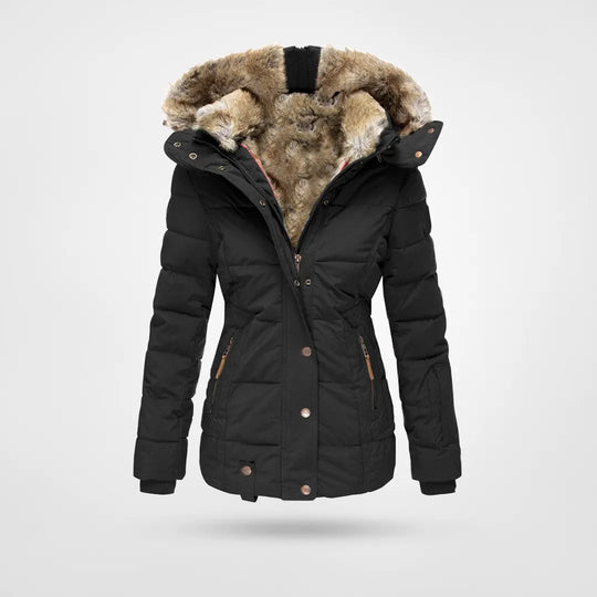 GlacierGuard Women's Fleece-Lined Waterproof Winter Jacket