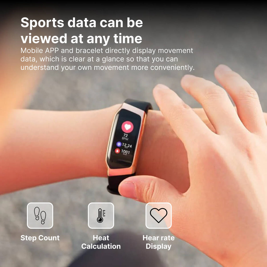 CardioSync-smartur til pulsmåling, blodtryksmåling og aktivitetssporing
