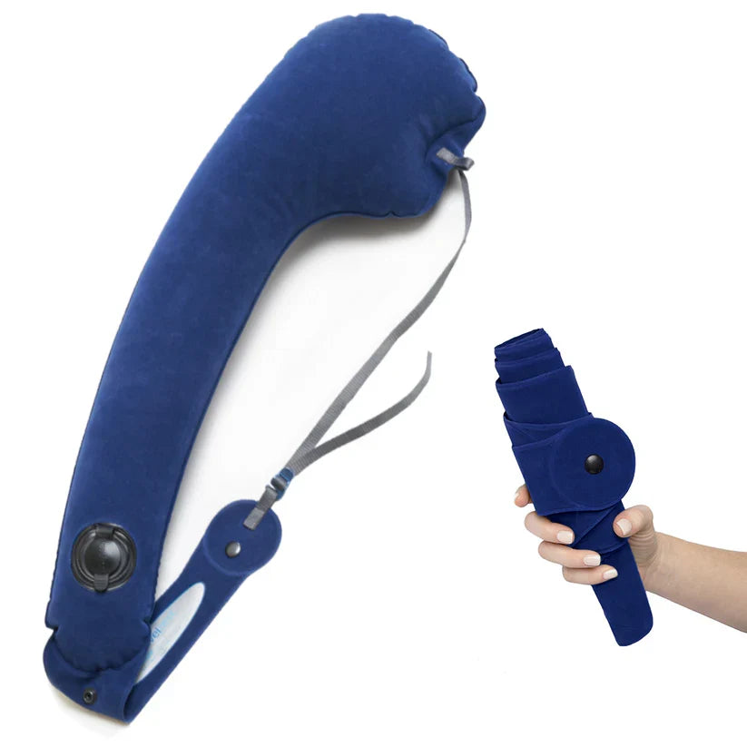 Almofada confortável para o pescoço, para viagens de avião e de carro, com conforto diário | Fioriscas