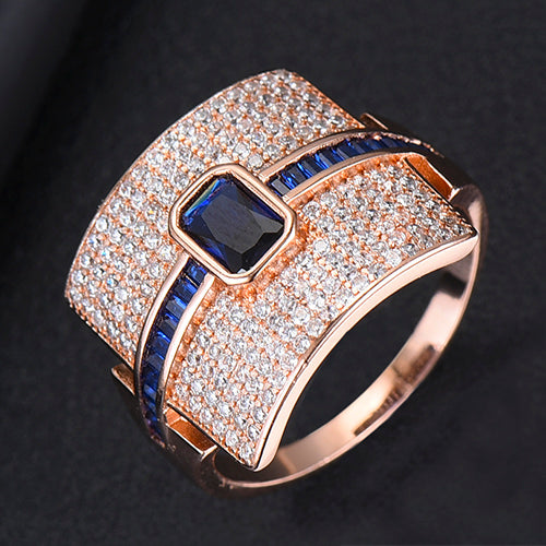 Monaco Design Luxury Statement Stackable Ring For Women