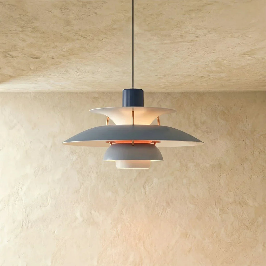 Aurora Layered Pendant Light For Soft Glare Free Ambient Illumination