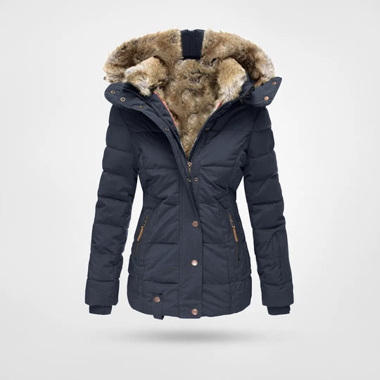 GlacierGuard Women's Fleece-Lined Waterproof Winter Jacket