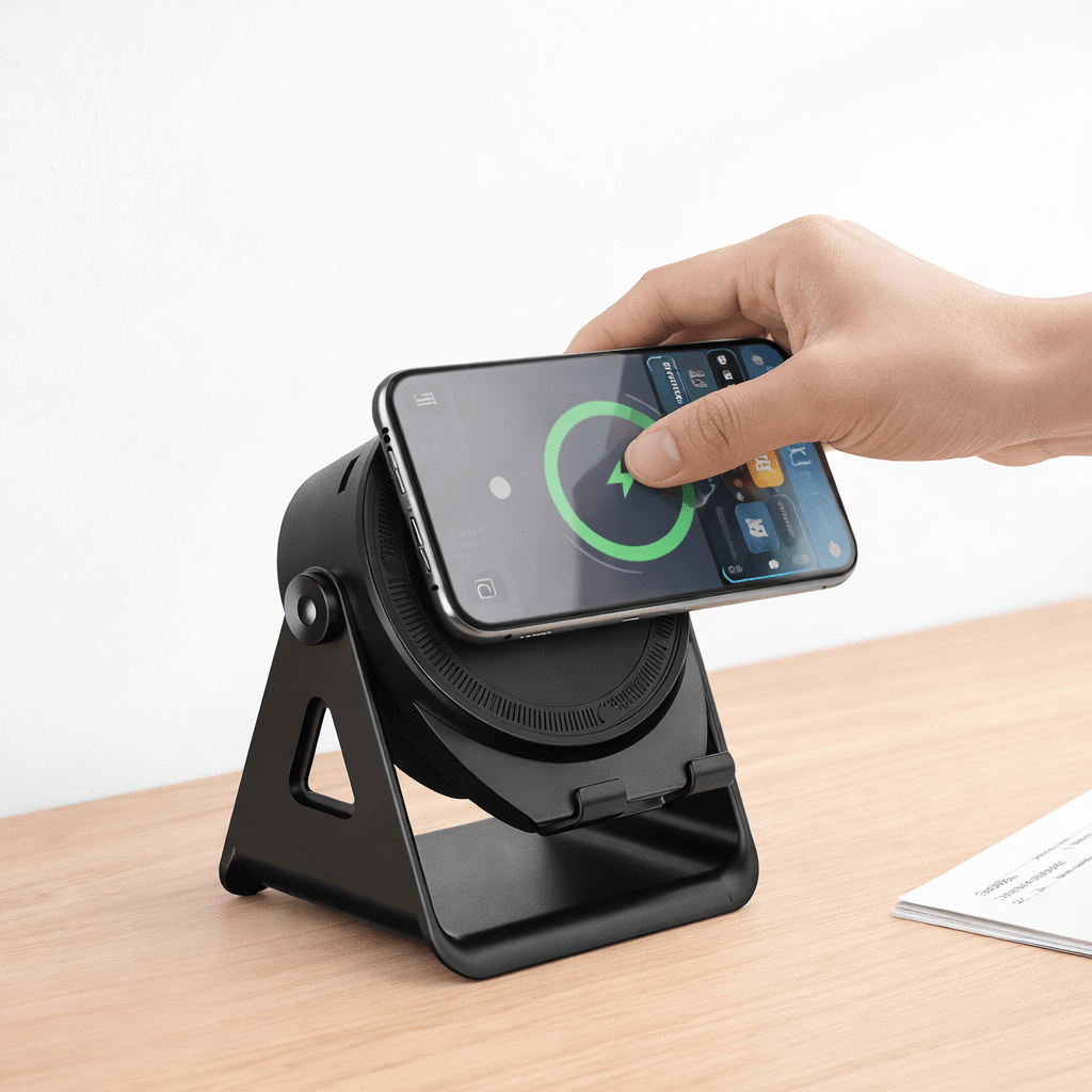 Phone Stand Bluetooth Speaker Power Bank With Induction Charging | Fioriscas
