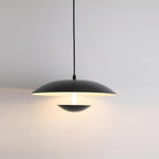 Suspension minimaliste Pylos noire | Fioriscas