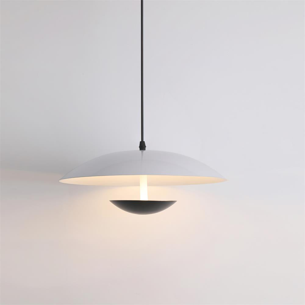 Suspension minimaliste Pylos noire | Fioriscas