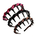 Vintage tooth comb headband