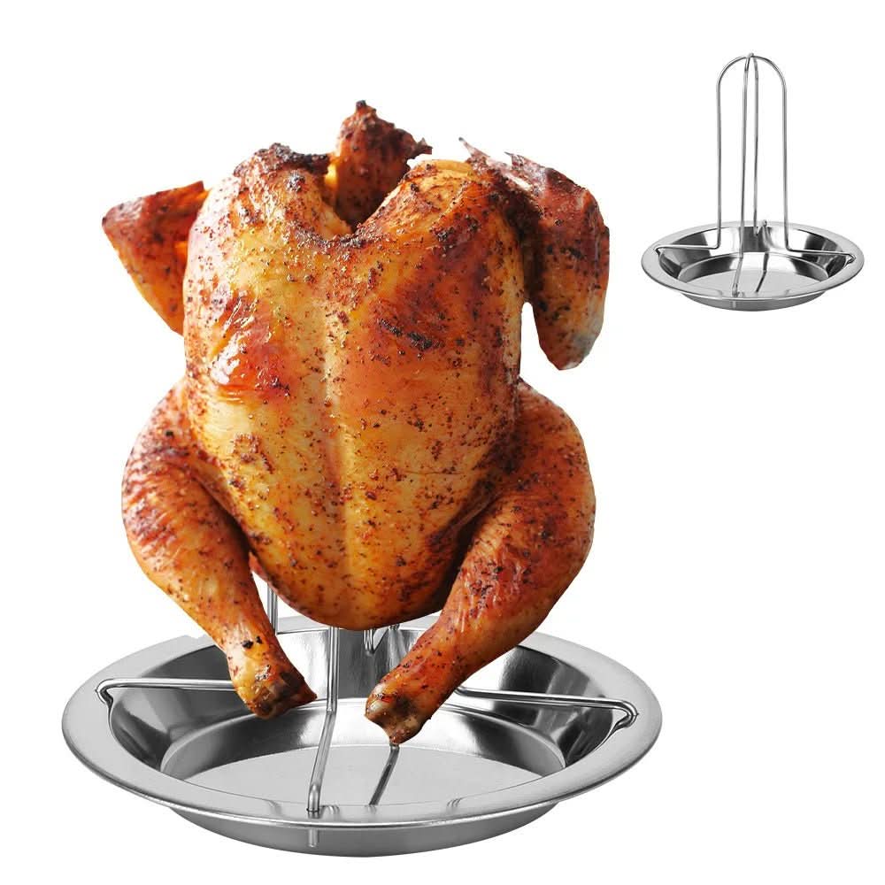 Arrosto per pollo in acciaio al carbonio antiaderente per barbecue perfetti - Fioriscas