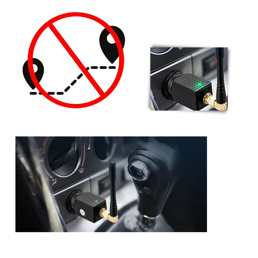 Portable GPS Signal Blocker for Car | 12V Lighter Powered Privacy Device