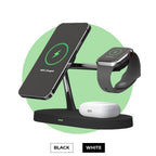 4-In-1 Wireless Charger QuattroCharge, MagSafe For iPhone & Watch