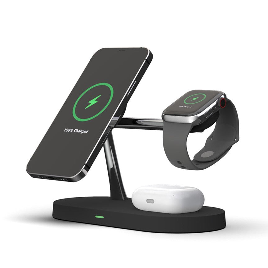 4-In-1 Wireless Charger QuattroCharge, MagSafe For iPhone & Watch