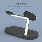 4-In-1 Wireless Charger QuattroCharge, MagSafe For iPhone & Watch