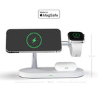 4-In-1 Wireless Charger QuattroCharge, MagSafe For iPhone & Watch