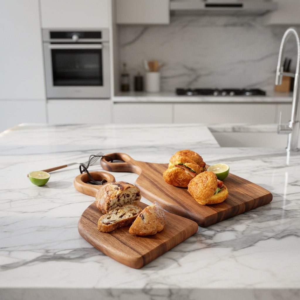 Tablas de cortar de madera de nogal premium para cocina y mesa - Fioriscas