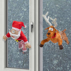 Weihnachtliche Fensterszene mit bewegungsaktiviertem Sound - Fioriscas