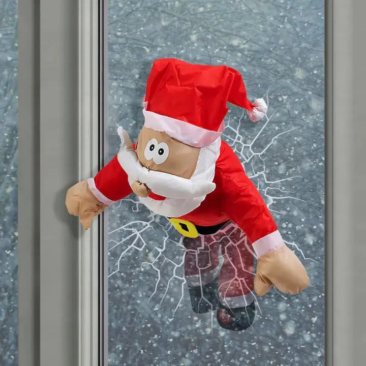 Weihnachtliche Fensterszene mit bewegungsaktiviertem Sound - Fioriscas