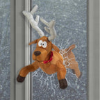 Weihnachtliche Fensterszene mit bewegungsaktiviertem Sound - Fioriscas