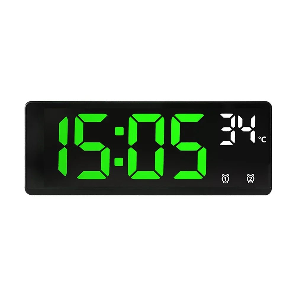 Digital alarm clock with voice control & dual alarm - Fioriscas