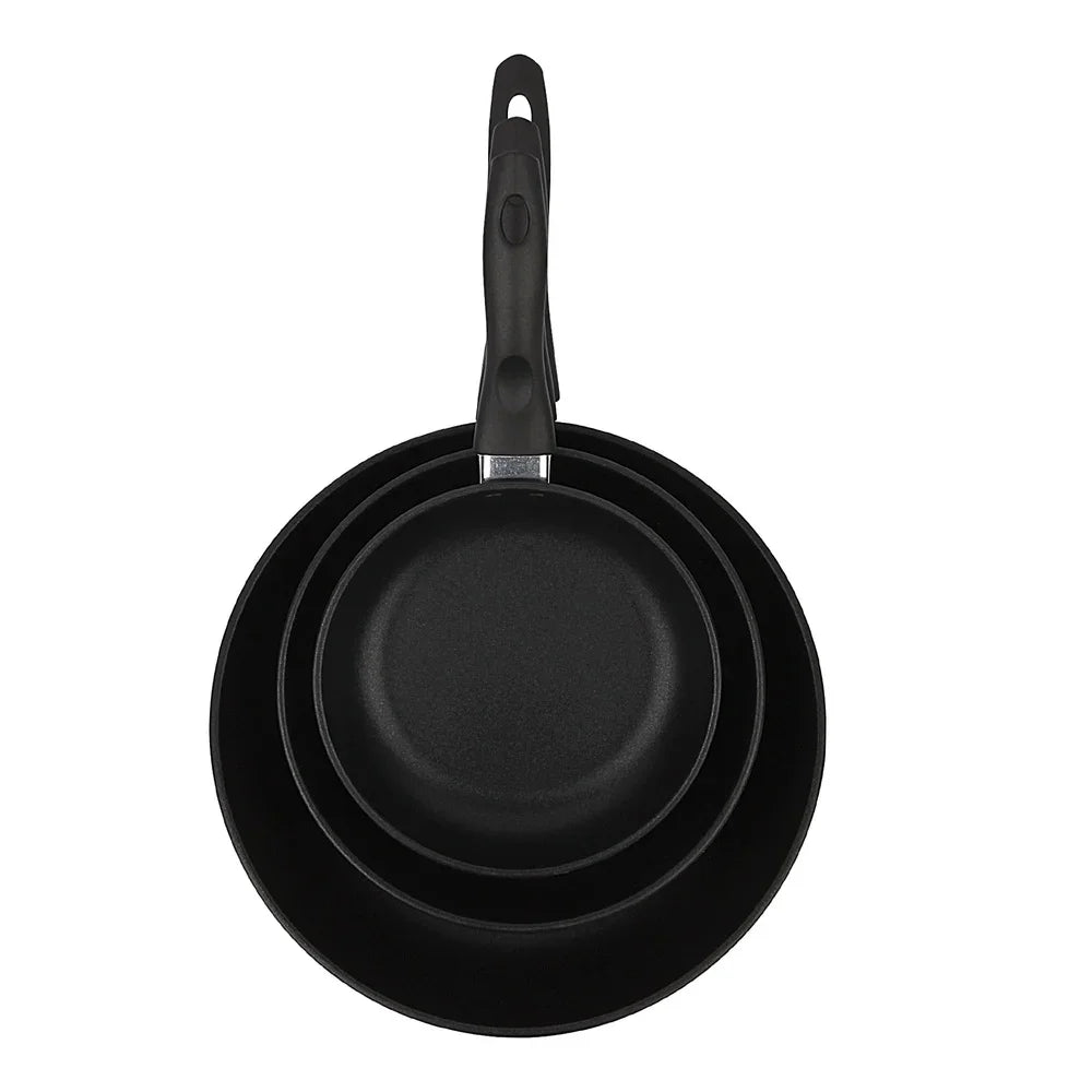 Stekpanneset med 3 delar och non-stick-beläggning för enkel matlagning varje dag - Fioriscas
