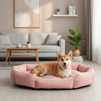 Soft Dog & Cat Bed with Supportive Heat Padding - Fioriscas