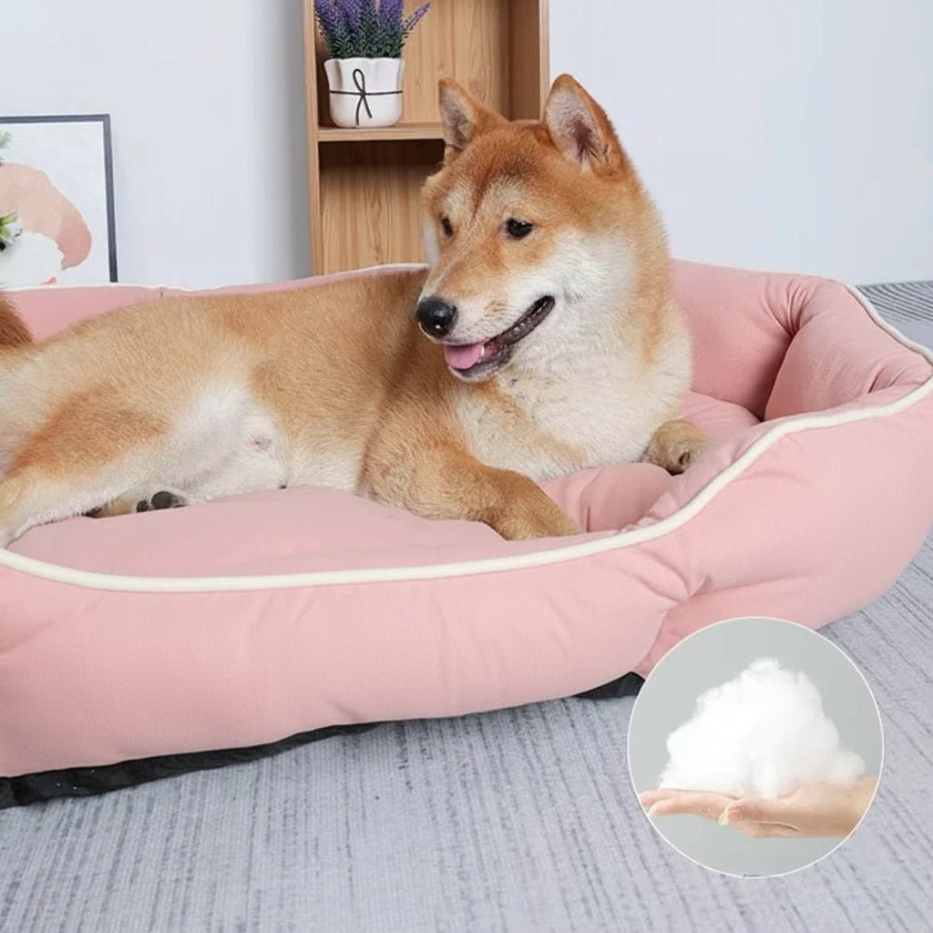 Soft Dog & Cat Bed with Supportive Heat Padding - Fioriscas
