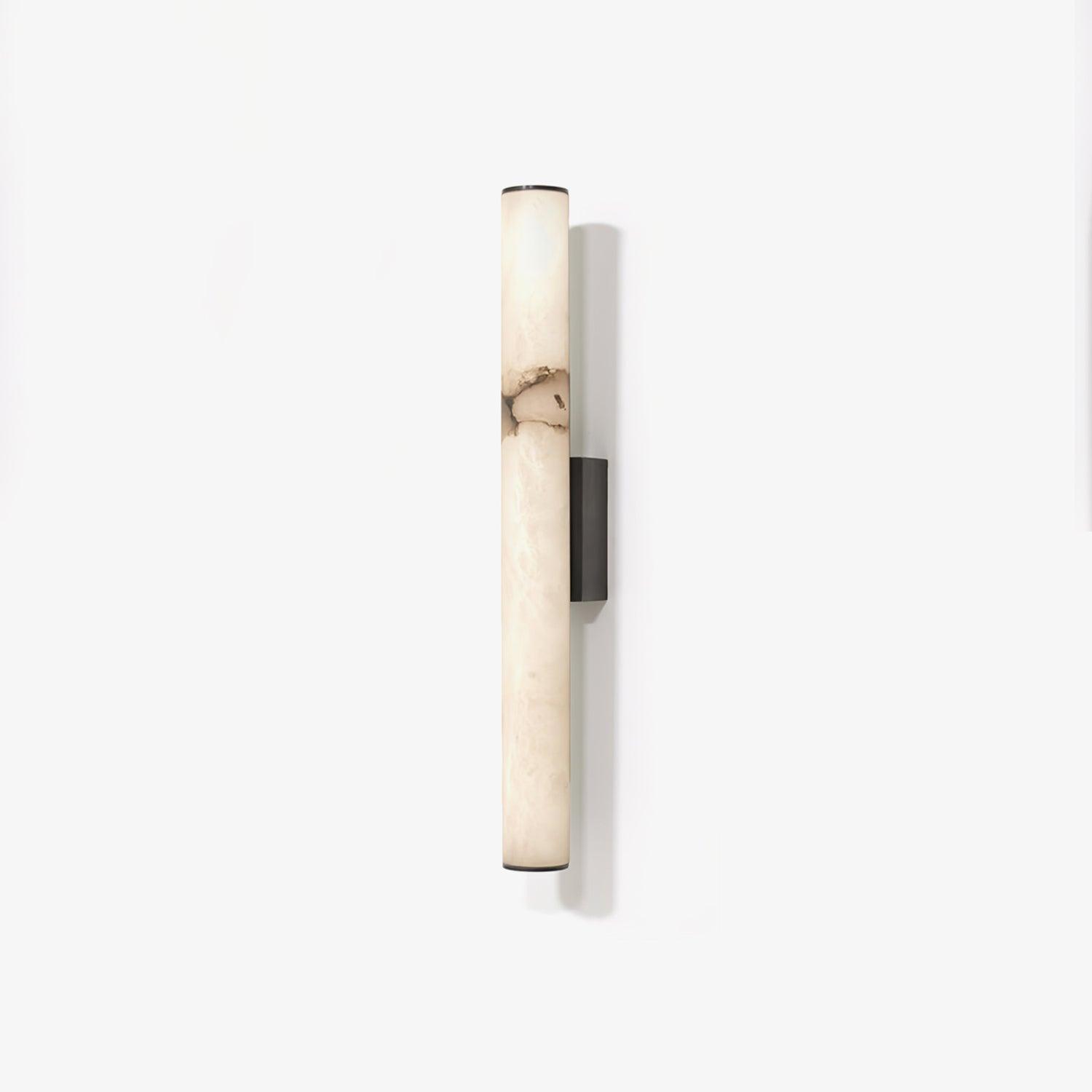 Klyr alabaster lodret cylindrisk væglampe | Fioriscas