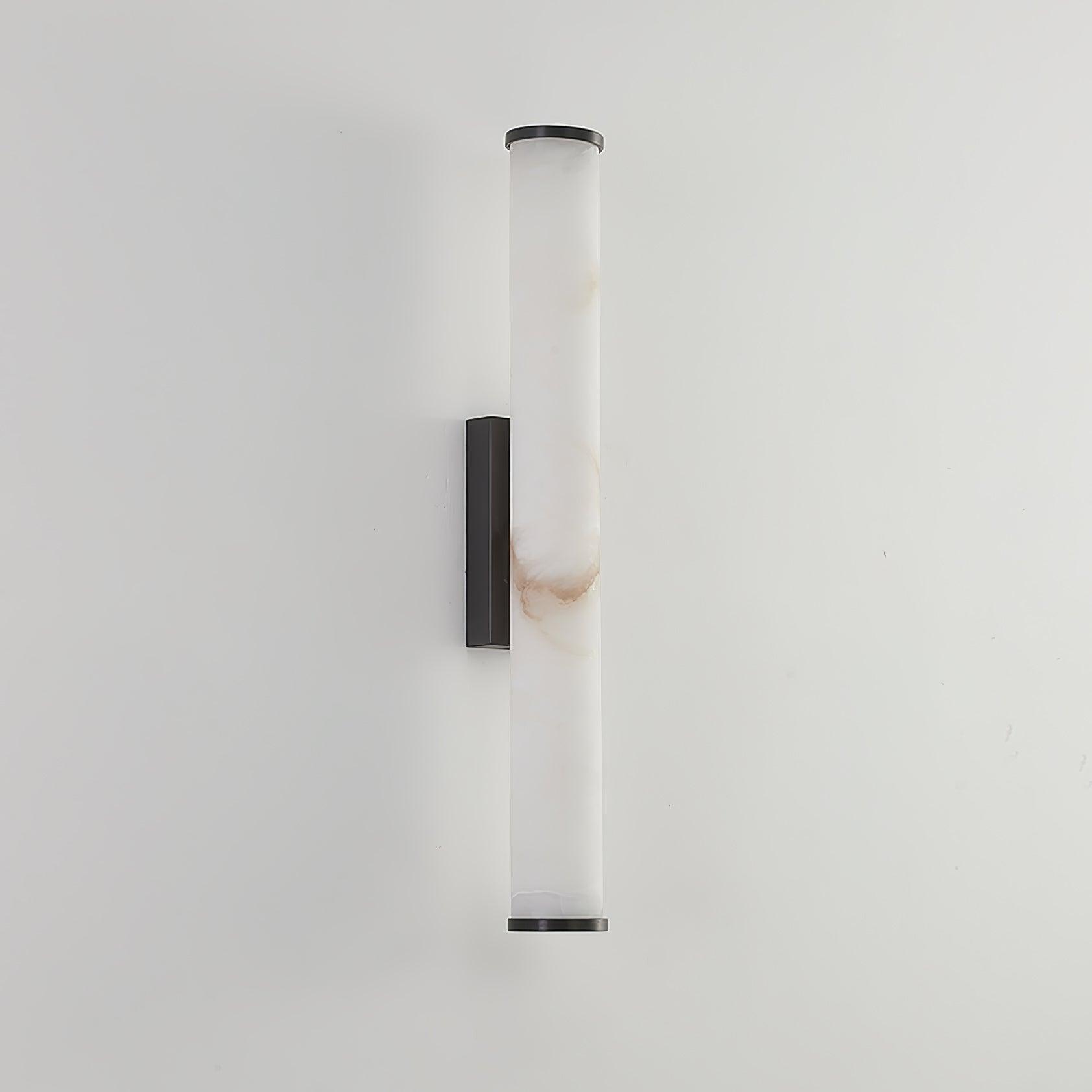 Klyr alabaster lodret cylindrisk væglampe | Fioriscas