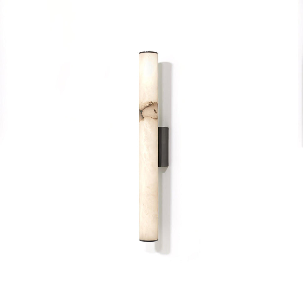 Klyr alabaster lodret cylindrisk væglampe | Fioriscas